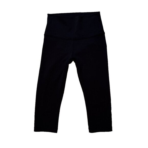 Lululemon Align Cropped 17' Leggings size small black, mint condition size Small - Picture 1 of 3